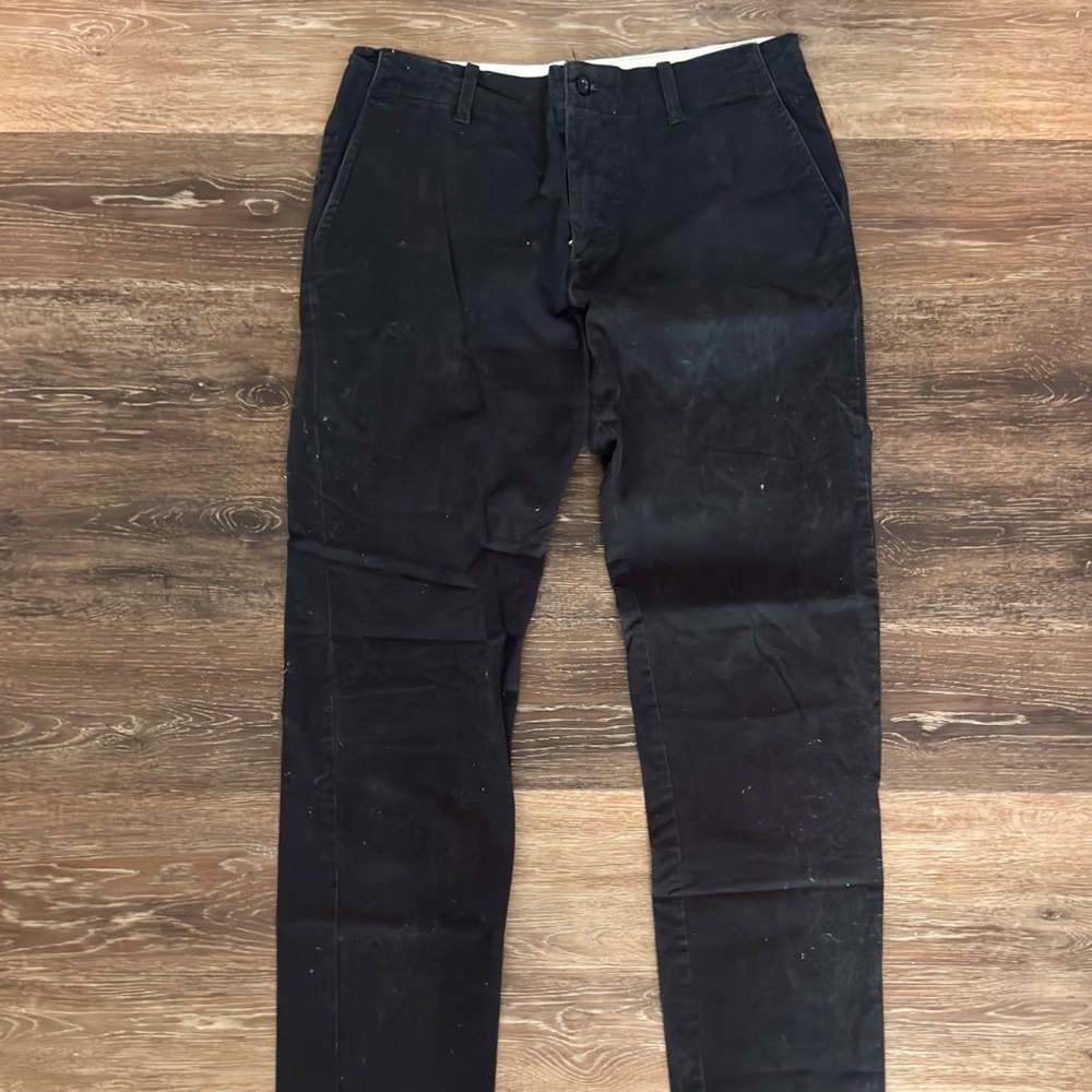 Men's Urban Outfitters Black Skinny-Fit Pants